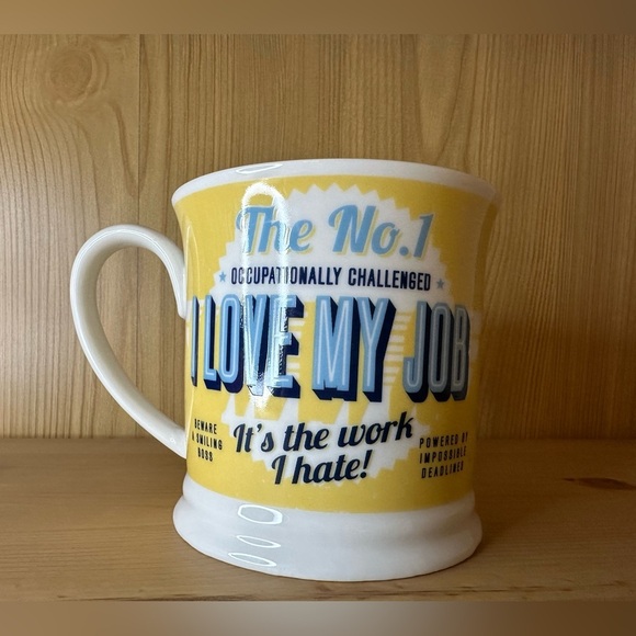 Diner-style “I Love My Job” coffee mug - Picture 4 of 4